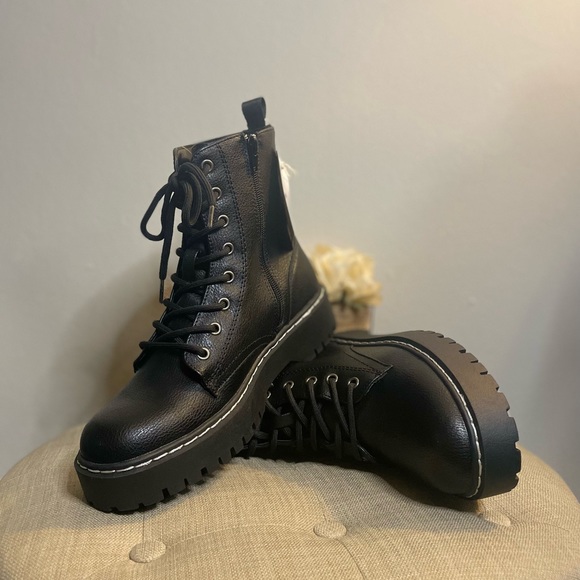 Sincerly Jules Shoes - Sincerely Jules “Harley” Combat Boots - Sizes: 8 & 8 1/2